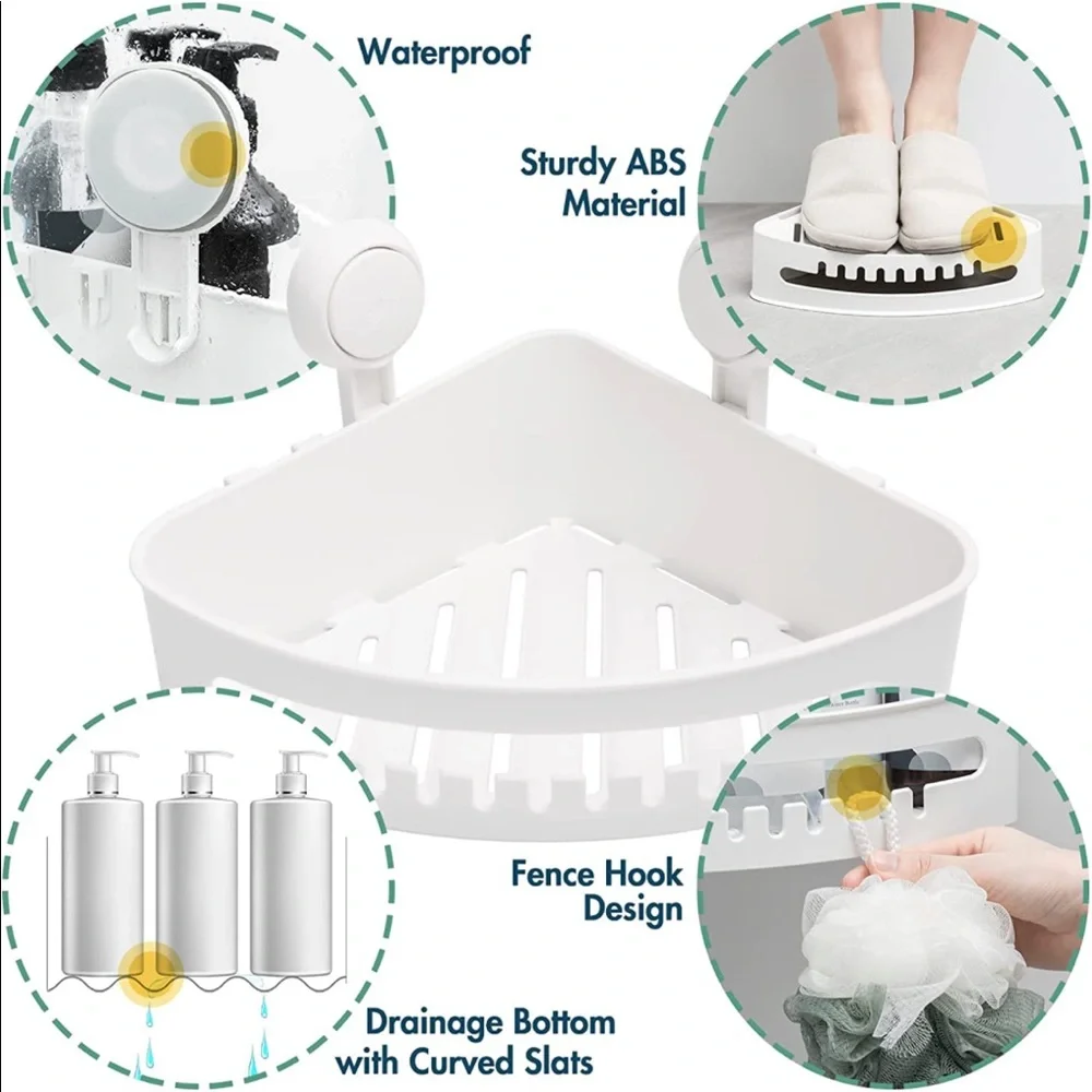 TAILI Suction Corner Shower Caddy